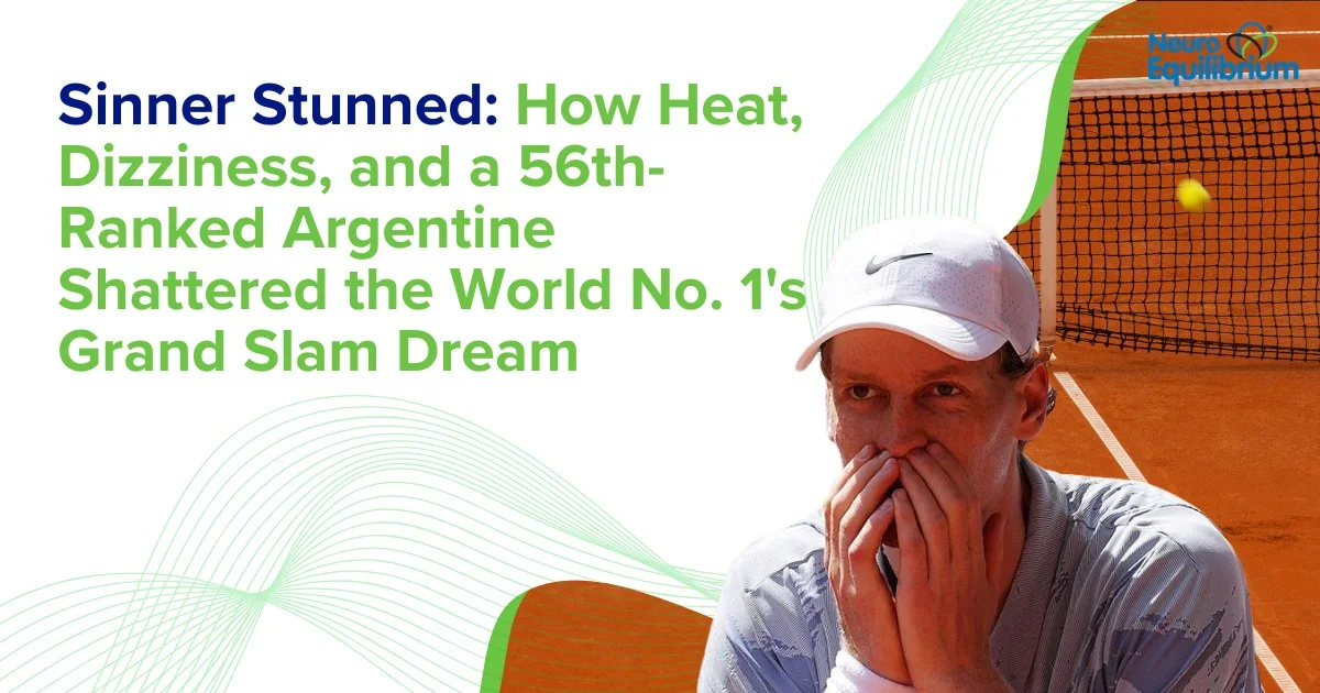 Sinner Stunned: How Dizziness, Heat, and a 56th-Ranked Argentine Shattered the World No. 1’s French Open Dream